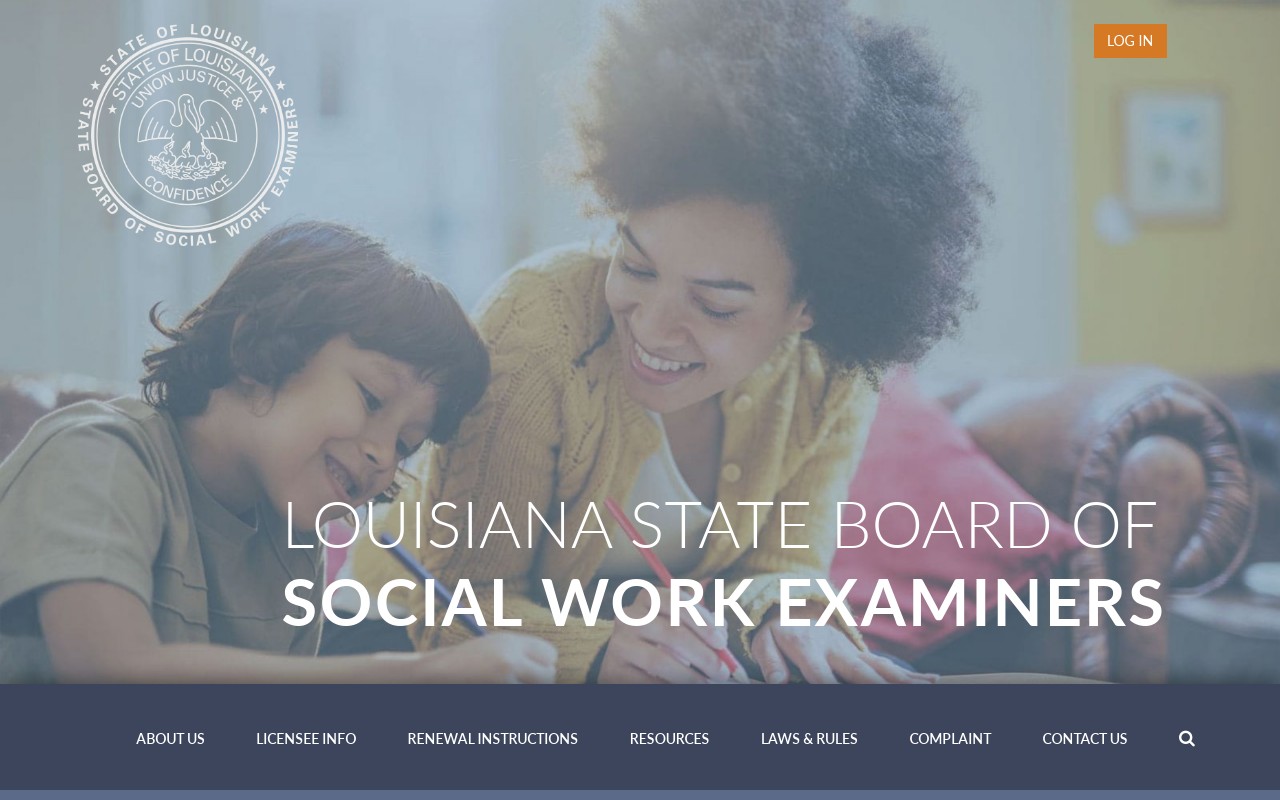 Сайт-визитка организации по лицензированию (Луизиана)